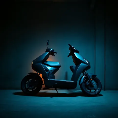 Hulajnoga elektryczna w piwnicy