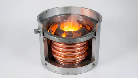 Indukcyjny piec elektryczny