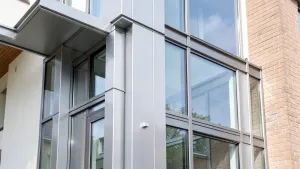 Instalacja aluminiowa w bloku