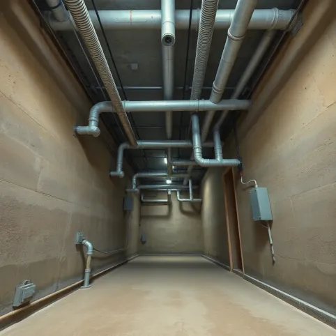 Instalacja aluminiowa w bloku