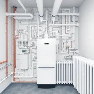 instalacja co i cwu schemat