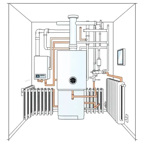 Instalacja co otwarta schemat