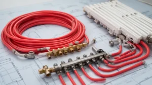 instalacja co pex schemat