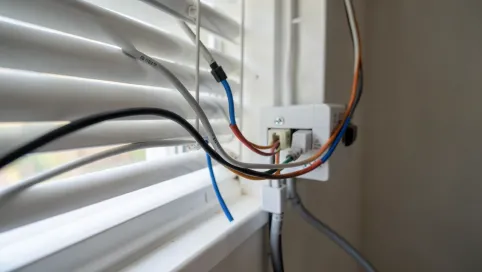 Instalacja elektryczna do rolet zewnętrznych