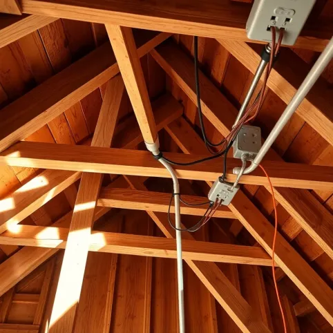 Instalacja elektryczna na poddaszu drewnianym