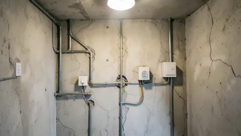 Instalacja elektryczna natynkowa w garażu