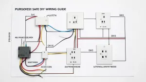 Instalacja elektryczna w garażu schemat