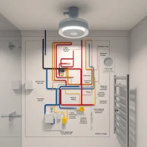 Instalacja elektryczna w łazienkach schemat