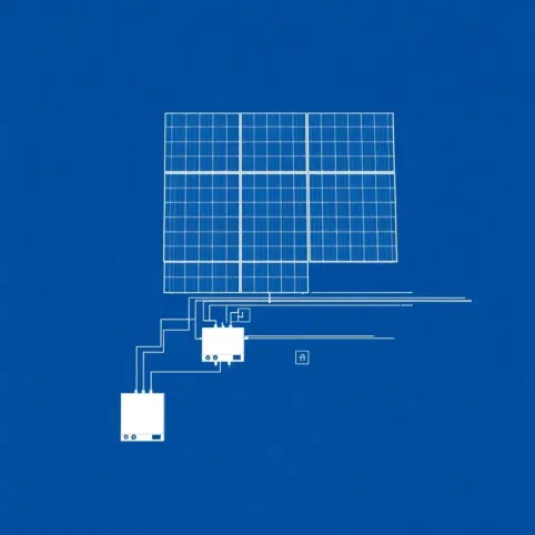 Instalacja fotowoltaiczna na mikroinwerterach schemat