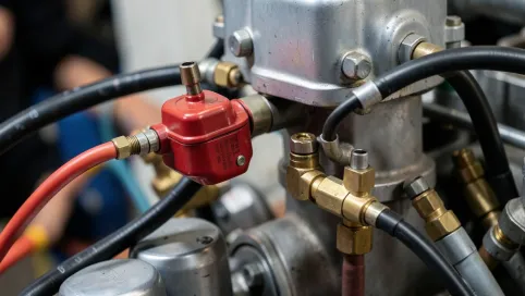 Instalacja gazowa do V8