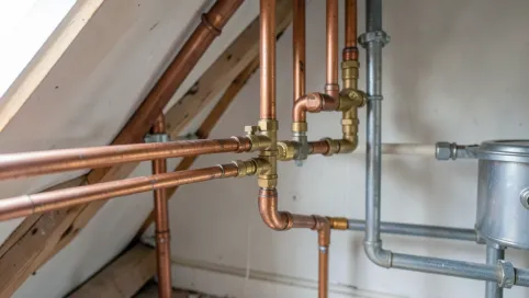 Instalacja gazowa na poddaszu