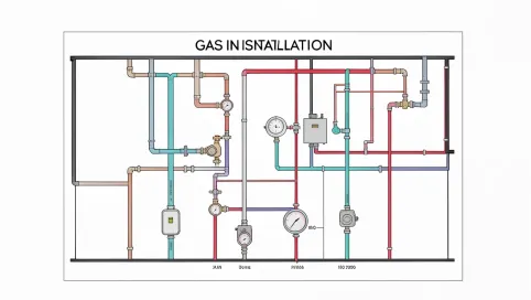 Instalacja gazowa w domu Schemat