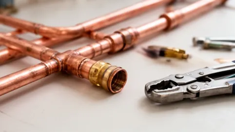 instalacja gazowa zaciskana