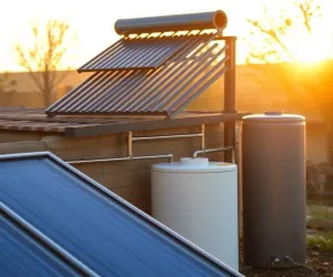 instalacja off grid do grzania wody