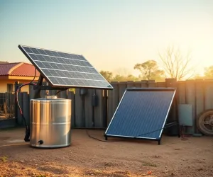 instalacja offgrid do grzania wody