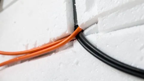 Instalacja w styropianie