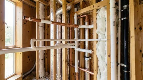 Instalacja wodna w domu szkieletowym