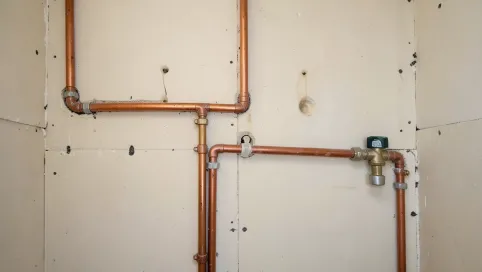 Instalacja wodna w karton gipsie