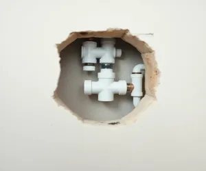 Instalacja wodna w karton gipsie