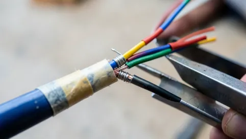 Jak połączyć przecięty kabel elektryczny