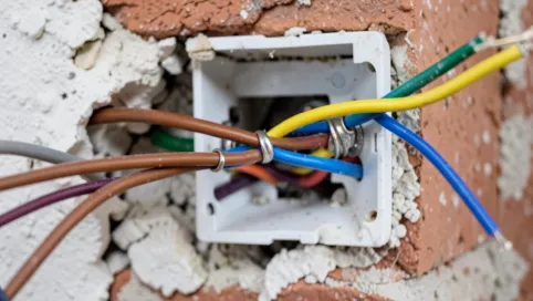 Jak połączyć przewody elektryczne w ścianie