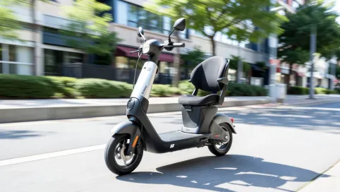 Jazda z dzieckiem na hulajnodze elektrycznej