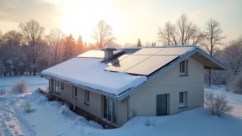 Kąt nachylenia paneli fotowoltaicznych zimą