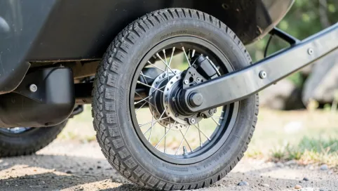 Koło elektryczne do taczki