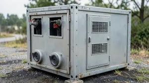 Kontener do gaszenia samochodów elektrycznych