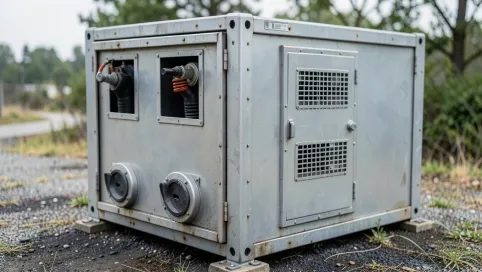 Kontener do gaszenia samochodów elektrycznych