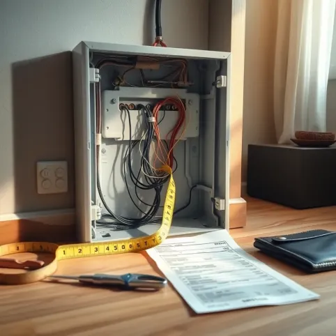 Koszt wymiany instalacji elektrycznej w mieszkaniu 40m2