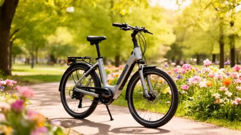 Lekki rower elektryczny dla seniora