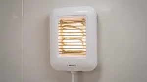 Mały grzejnik elektryczny łazienkowy