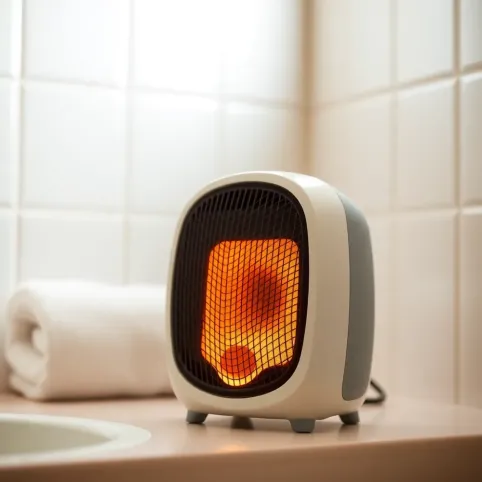 Mały grzejnik elektryczny łazienkowy
