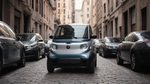 mały samochod elektryczny bez prawa jazdy