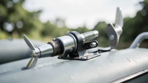 Mały silnik elektryczny do pontonu