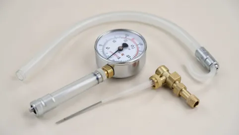 Manometr do próby szczelności instalacji gazowej