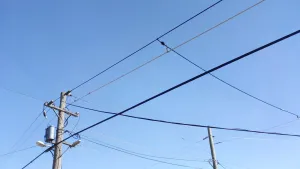 Na jakiej wysokości kable elektryczne