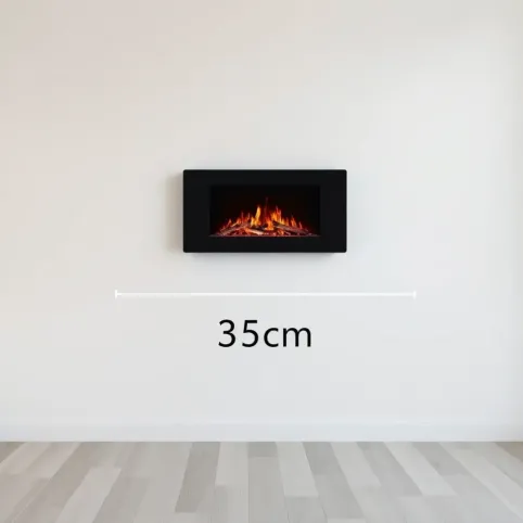 Na jakiej wysokości kominek elektryczny