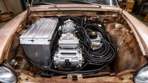 napęd elektryczny do samochodu przeróbka