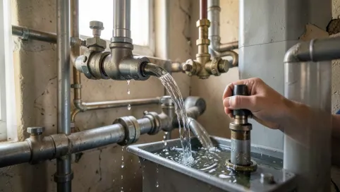 Napełnianie instalacji co wodą