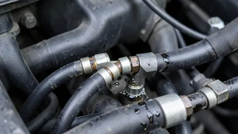 Nieszczelna instalacja gazowa w samochodzie