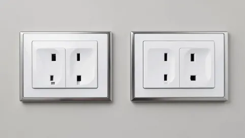 Ospel gniazdka elektryczne nowoczesne