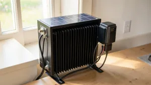 Panel fotowoltaiczny do grzejnika elektrycznego
