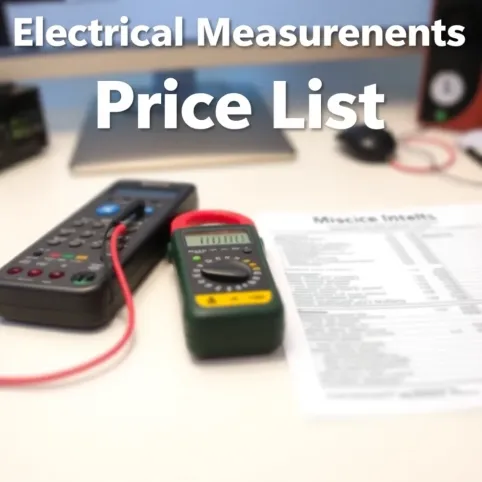 Pomiary elektryczne cennik