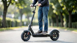 Prawidłowa pozycja na hulajnodze elektrycznej