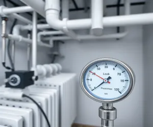 Próba ciśnieniową instalacji co