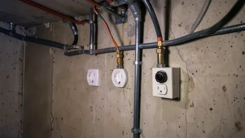Prosta instalacja elektryczna w garażu