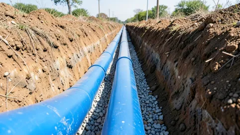 Prowadzenie instalacji gazowej w ziemi