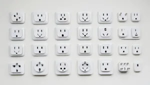 Rodzaje gniazdek elektrycznych na świecie